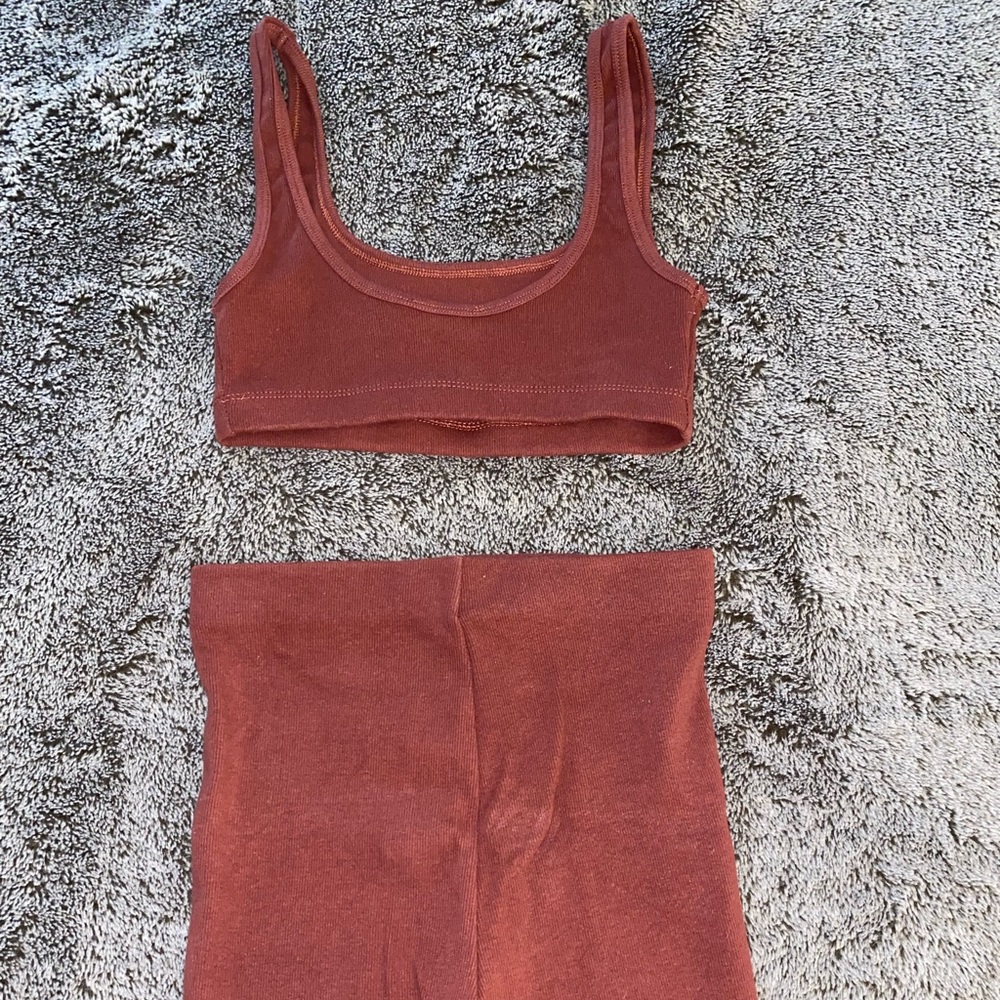 Two piece biker short set from OOTDFash
